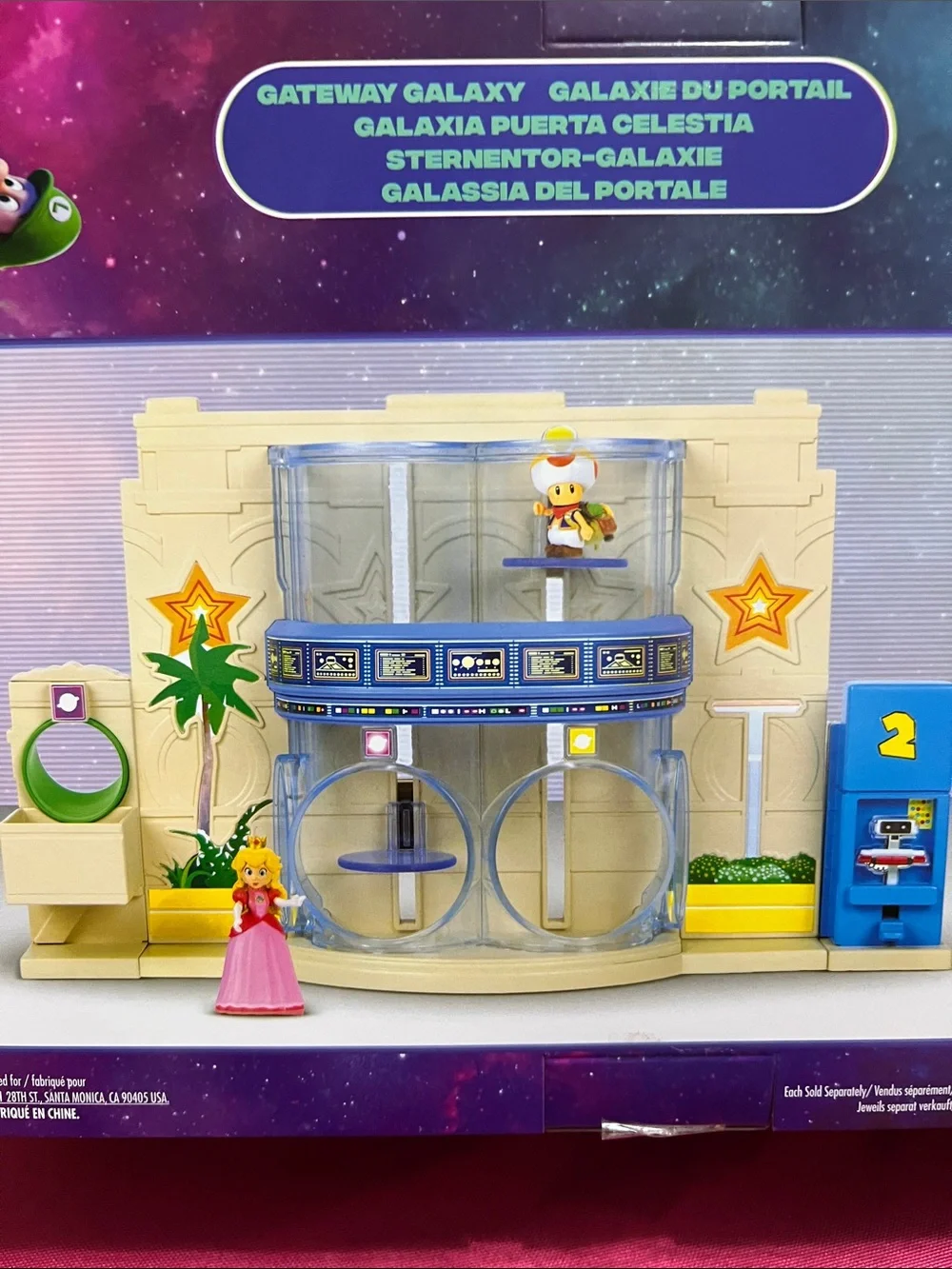 Nintendo Super Mario Galaxy Playset with Blue and Yellow Accents